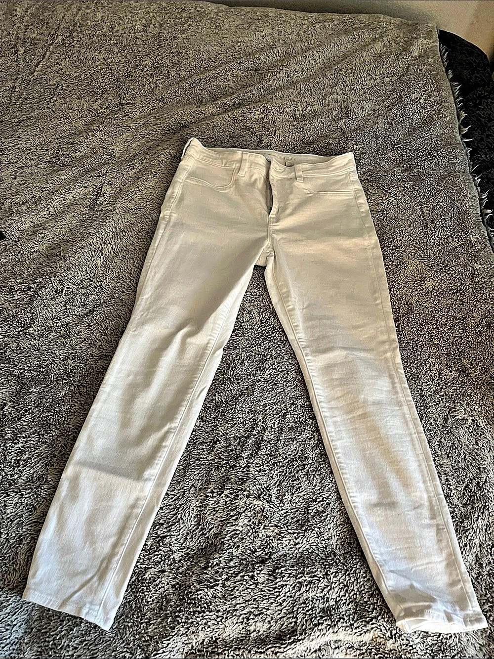 American Eagle Outfitters High-Rise Jegging Skinny Jeans White Waist 12